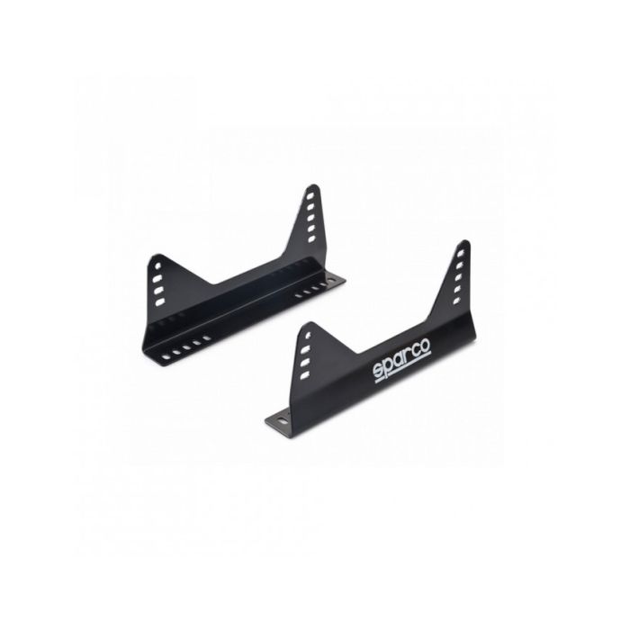 Kit de marco de montaje lateral de acero Sparco de 3 mm, color negro.