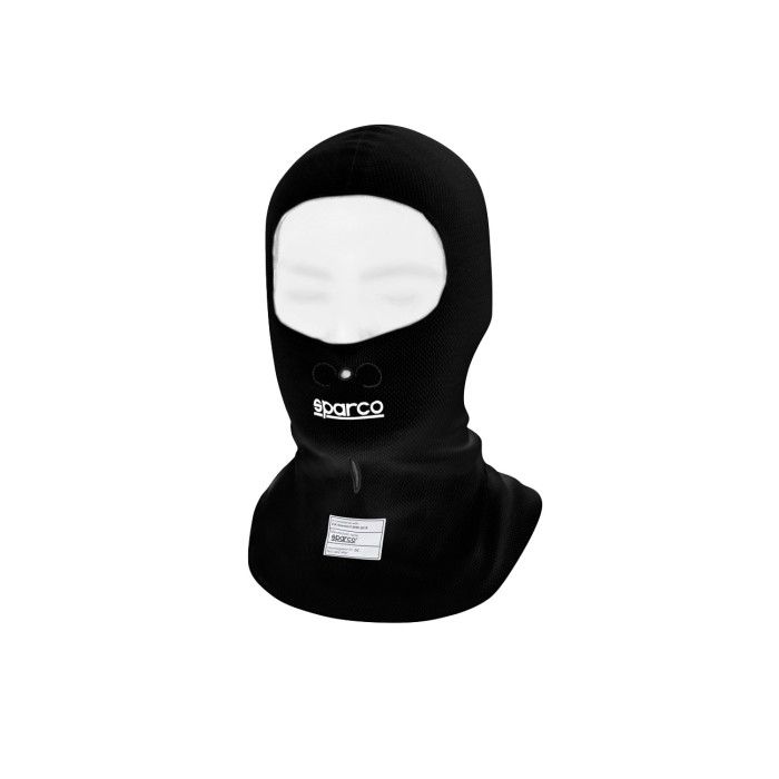 Pasamontañas Sparco Pista Negro Homologado FIA 8856-2018 y SFI 3.3