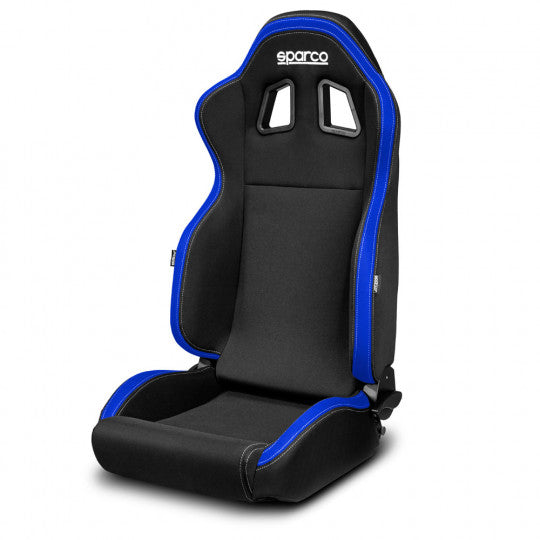 Asiento Sparco R100 My2022 negro y azul