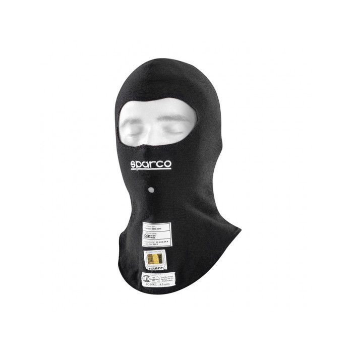 Pasamontañas Sparco RW-11 Evo Negro Aprobado FIA 8856-2018