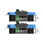 Kit de montaje de depósito de combustible para rueda de repuesto de Radium Engineering