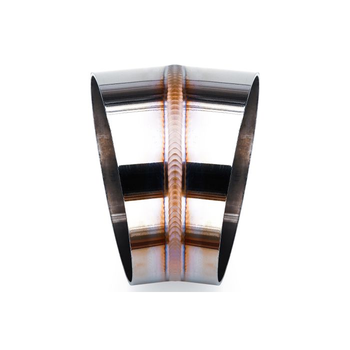 23" (63 mm) stainless steel welding elbow