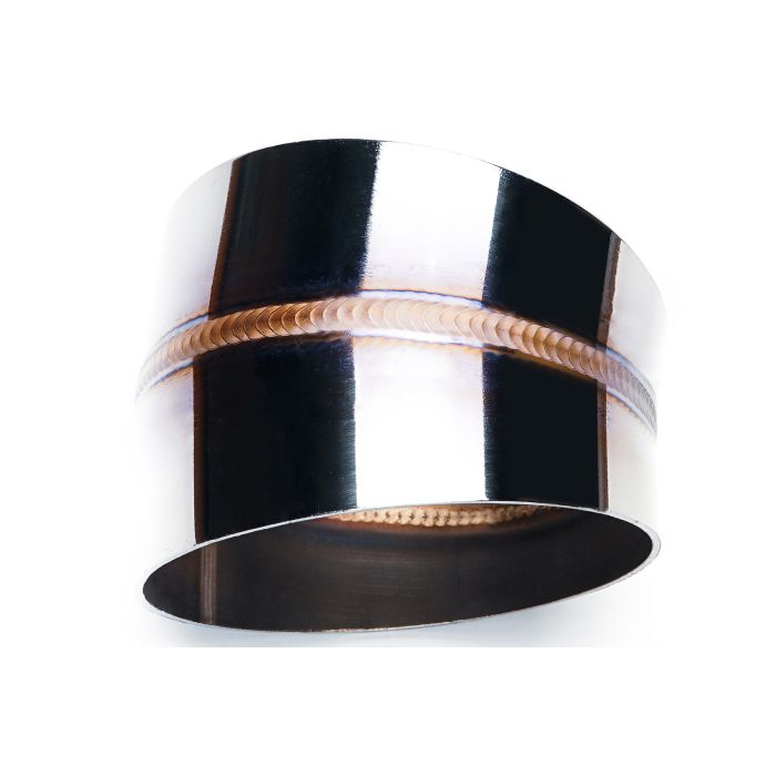 23" (89 mm) stainless steel welding elbow