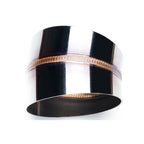 23" (89 mm) stainless steel welding elbow