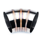 45° (54 mm) stainless steel welding elbow
