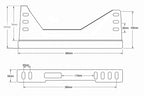 Soportes laterales FMIC.Pro FIA 360 × 125 mm