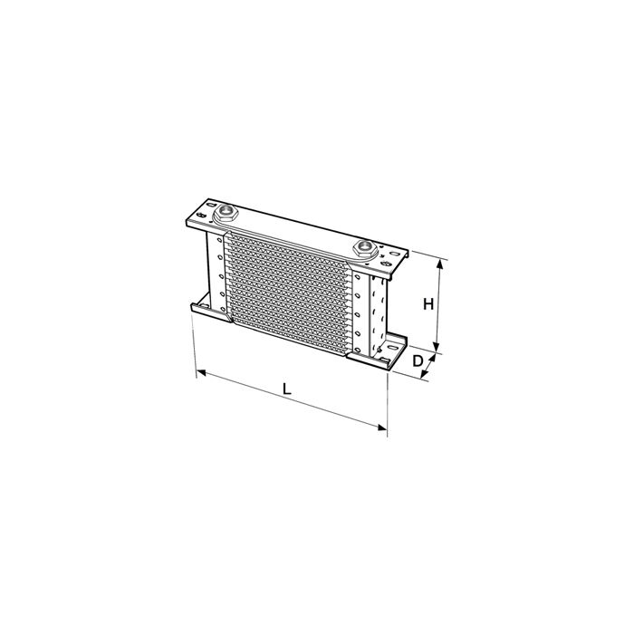 Setrab Proline 40-row oil cooler, 330 x 310 mm (235 mm)