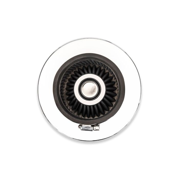 Conical Air Filter - 102 mm Diameter Silver