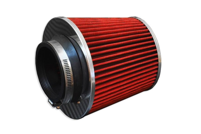 Filtro de aire, diámetro 76 mm rojo