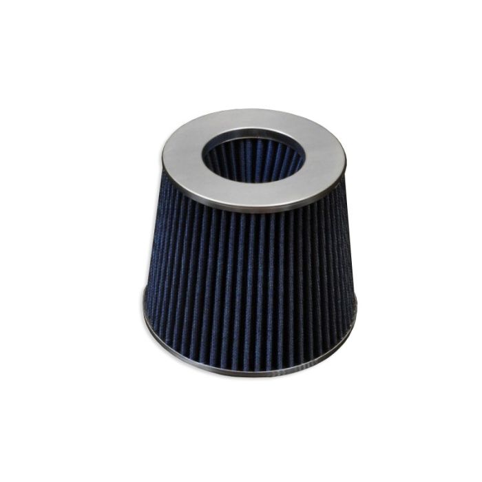 Air filter, 76 mm diameter, blue