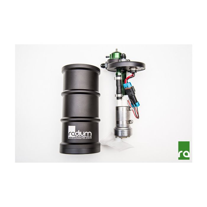 Radium Engineering FST-R Fuel Surge Tank with Integrated Fuel Pressure Regulator for E5LM Radium Titanium Vehicles