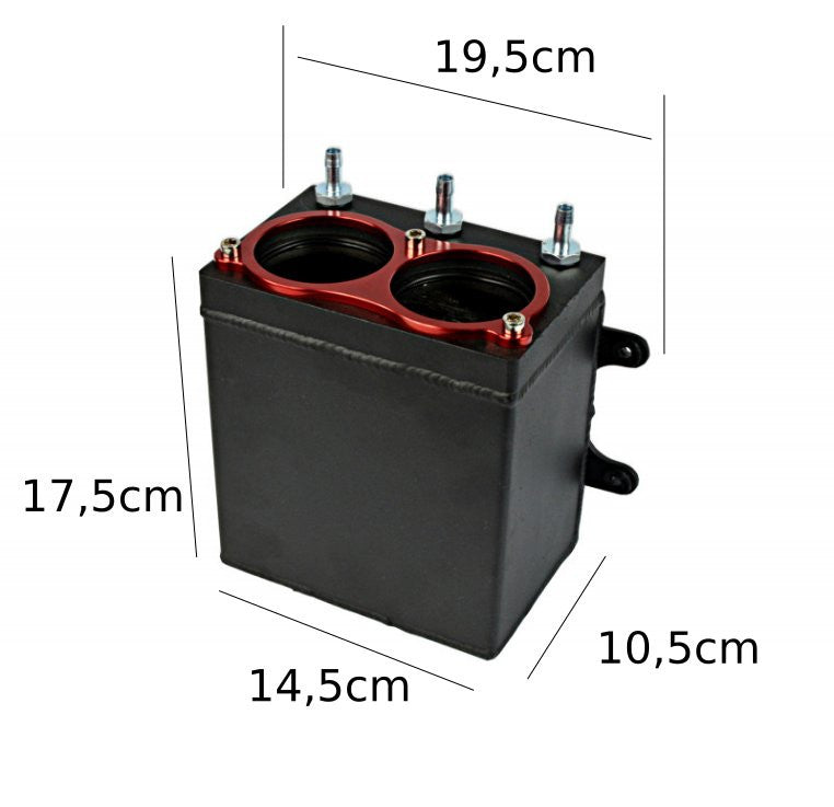 SWIRL POT 2 L CON ALOJAMIENTO PARA DOBLE BOMBA