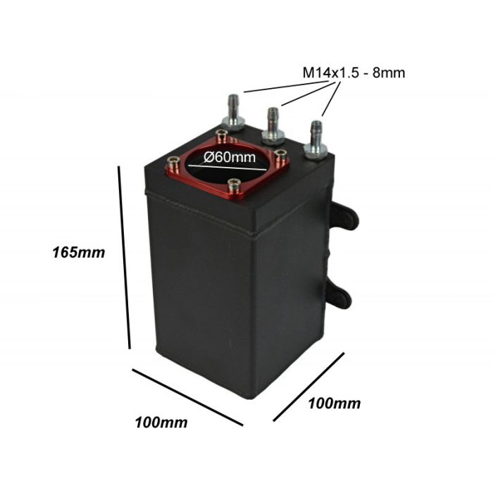 1.3 L SWIRL POT WITH SINGLE PUMP PORT
