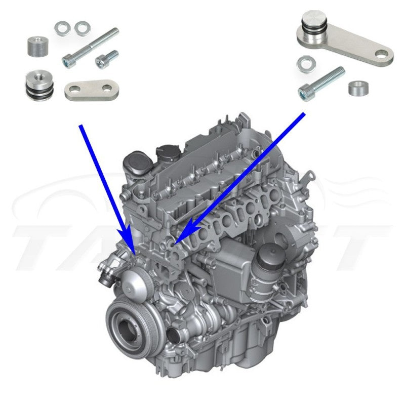 Kit de eliminación de válvula EGR para Mercedes E300 W210, S210 con motor OM606 3.0 TD