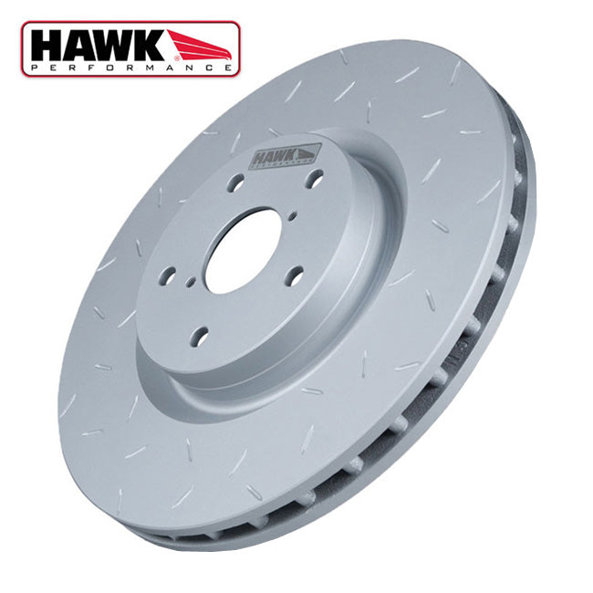 Disco de freno Hawk Quiet Slot delantero, 01-04 Corvette Z06 / 97-04 Corvette / 05-07 Corvette con frenos STD