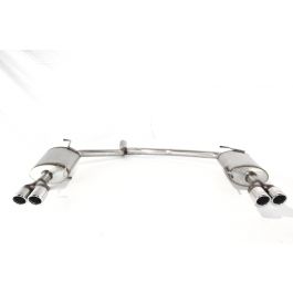 Sport muffler exhaust for AUDI A4 typ B8 /8K 2008-2015 AVANT SEDAN