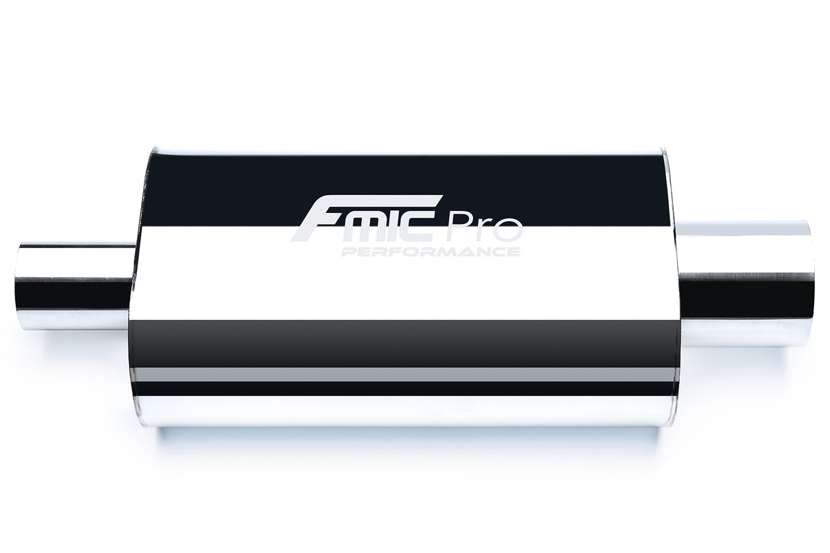 Silenciador pasante oval FMIC.Pro 350 mm 76/76 mm