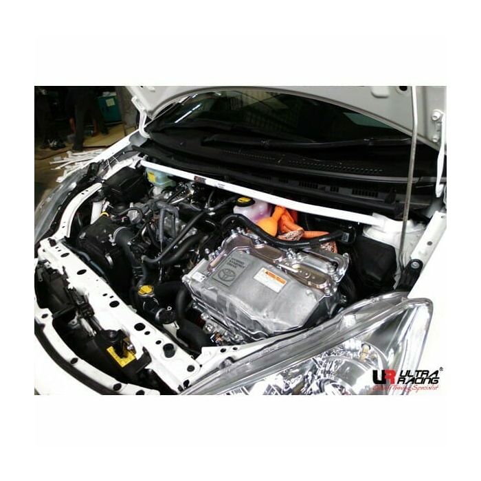 Front Upper Strut Bar (1936) Ultra Racing for Toyota Prius C (NHP10) 1.5 2WD 11-21