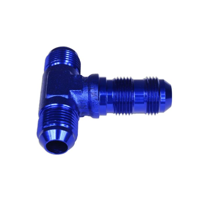AN12 male/male/male T-connector blue