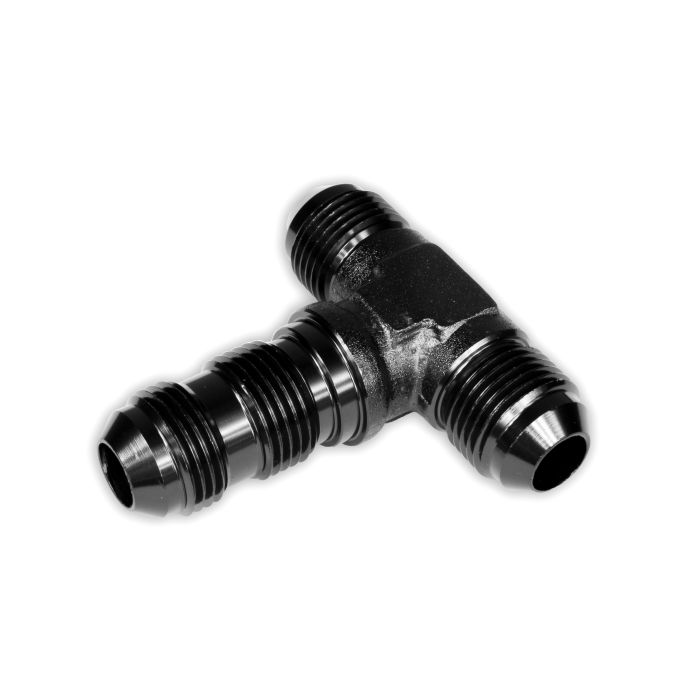 AN8 Male/Male/Male T-Connector Black