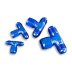 AN10/AN10/AN10 male/female/male T-connector blue