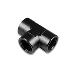 1/8 NPT black female/female/female T-connector