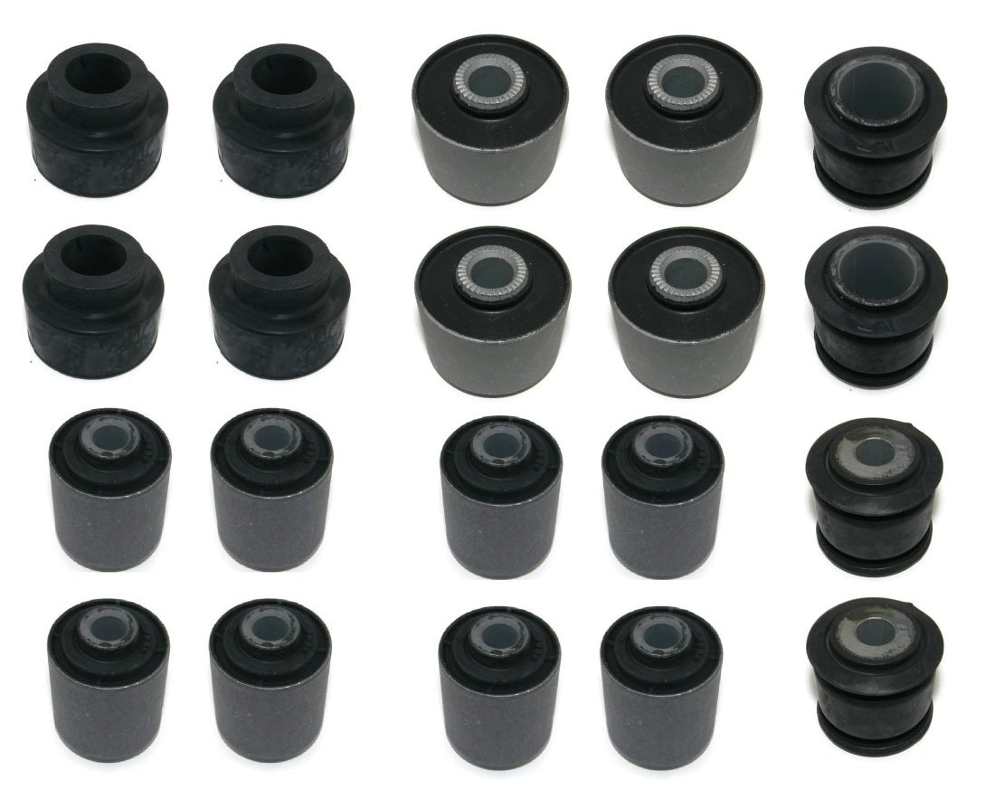 Silentblocks de brazos de suspensión y barra Panhard delanteros + traseros IOD Performance para Nissan Patrol Y60/Y61 2.8 (juego)