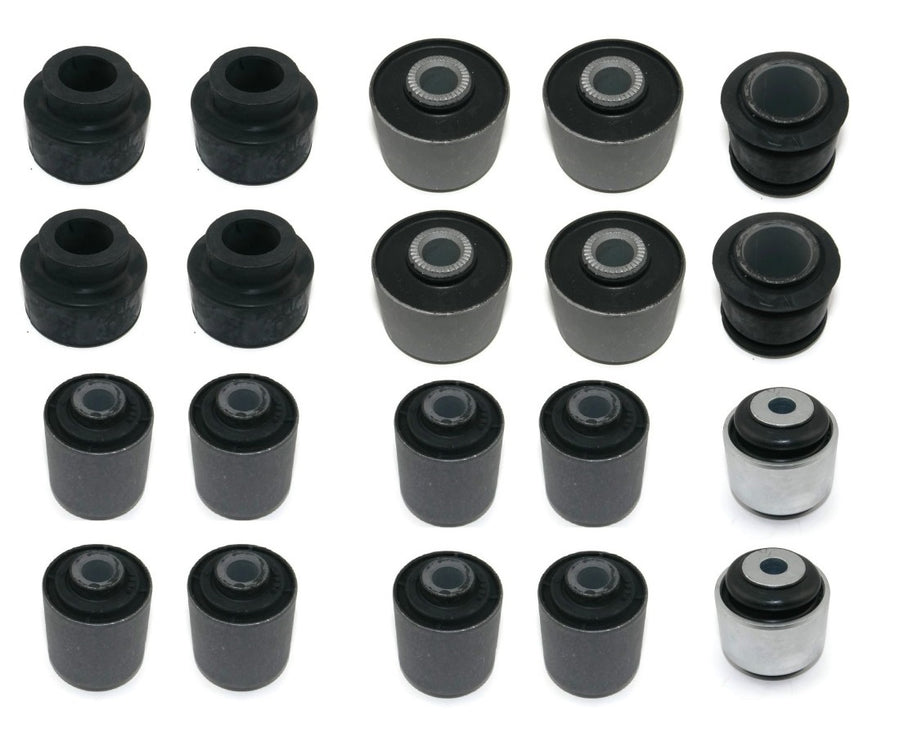 Silentblocks de brazos de control y barra Panhard delanteros + traseros IOD Performance para Nissan Patrol Y60/Y61 3.0 (juego)