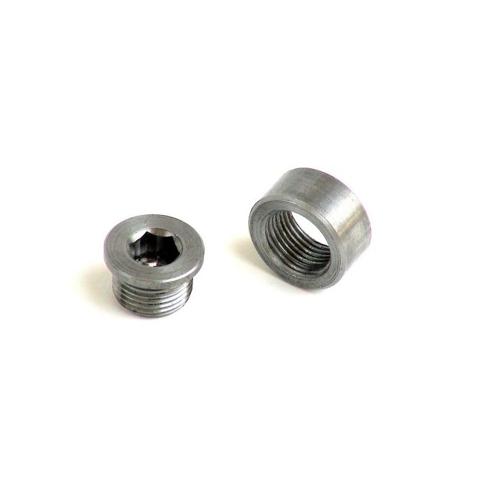 Kit de tapón/tapón Innovate (acero inoxidable) de 1/2 pulgada