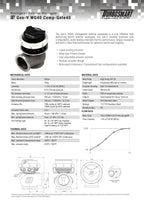 Wastegate Turbosmart TS-0552-1011 WG40 GenV Compgate 40 14psi