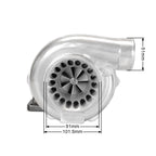 Turbocompresor JRspec GT3076R Hybrid Ceramic BB T3 .82 hierro fundido