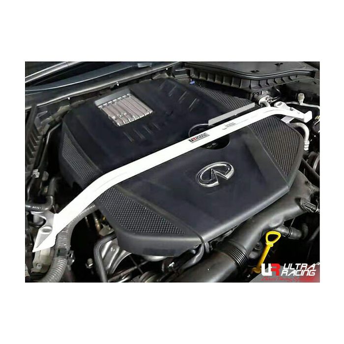 Ultra Racing Front Upper Strut Bar (3998) for Infiniti Q50 S (V37) 2.0T 2WD FL 16+