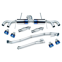 Titanium exhaust system Nissan GTR R35 09-14 Vogler Racing