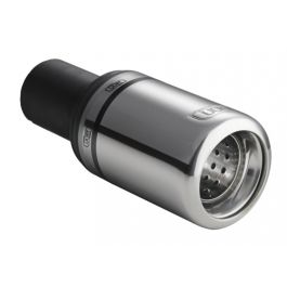 Universal Exhaust Tail Pipe Muffler Tip round 80mm lenght 120mm mounting diameter 45mm