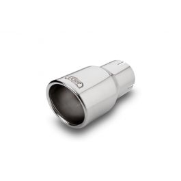 Universal Exhaust Tail Pipe Muffler Tip round 90mm lenght 190mm mounting diameter 50mm