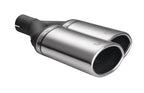 Embellecedor de escape universal oval 220×80 mm longitud 220 mm diámetro de montaje 50 mm