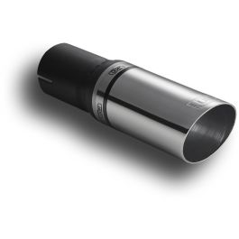 Universal Exhaust Tail Pipe Muffler Tip round 60mm lenght 140mm mounting diameter 50mm