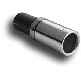 Universal Exhaust Tail Pipe Muffler Tip round 60mm lenght 90mm mounting diameter 45mm