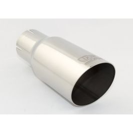 Universal Exhaust Tail Pipe Muffler Tip round 76mm lenght 120mm mounting diameter 65mm