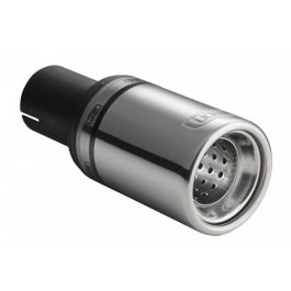Universal Exhaust Tail Pipe Muffler Tip round 80mm lenght 200mm mounting diameter 55mm