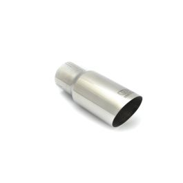 Universal Exhaust Tail Pipe Muffler Tip round 80mm lenght 120mm mounting diameter 65mm