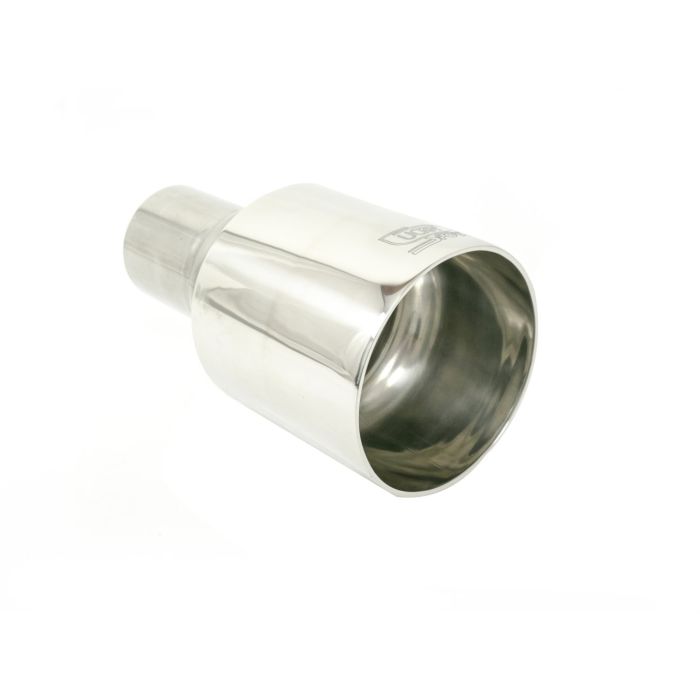 Universal 120mm Length, 70mm Inlet Round Exhaust Muffler Tip.