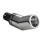 80mm Round Universal Exhaust Tip, 170mm Length, 50mm Mount Diameter.