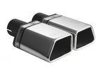 Embellecedor de escape universal especial 86×54 mm longitud 120 mm diámetro de montaje 55 mm