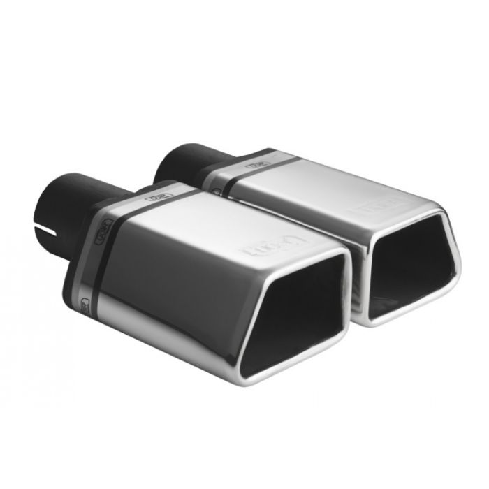 Special universal exhaust pipe silencer tip 86×54 mm length 120 mm mounting diameter 55 mm