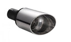 Embellecedor de escape universal redondo 100 mm longitud 150 mm diámetro de montaje 55 mm