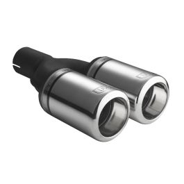 Universal Exhaust Tail Pipe Muffler Tip round 80mm lenght 160mm mounting diameter 60mm