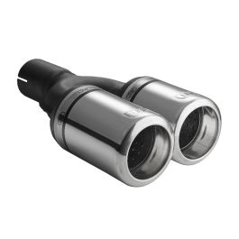 Universal Exhaust Tail Pipe Muffler Tip round 80mm lenght 200/180mm mounting diameter 60mm