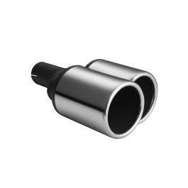 Universal Exhaust Tail Pipe Muffler Tip round lenght 200/180mm mounting diameter 60mm