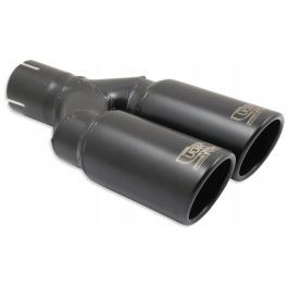 Universal Exhaust Tail Pipe Muffler Tip round 70mm lenght 200mm mounting diameter 50mm